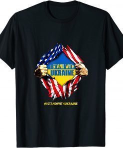 Ukraine I Stand With Ukraine Flag Support Ukraine T-Shirt