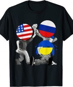 Ukraine Needs Help Usa Russia Stand with Ukraine T-Shirt