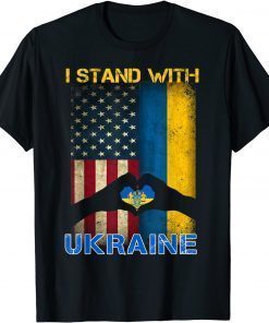 Ukrainian Lover I Stand With Ukraine Flag Ukrainian T-Shirt