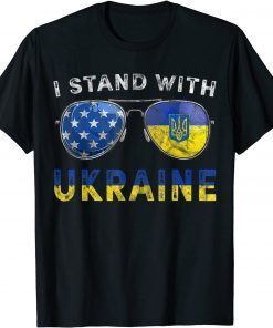 Ukrainian Lover I Stand With Ukraine Sunglasses Shirt