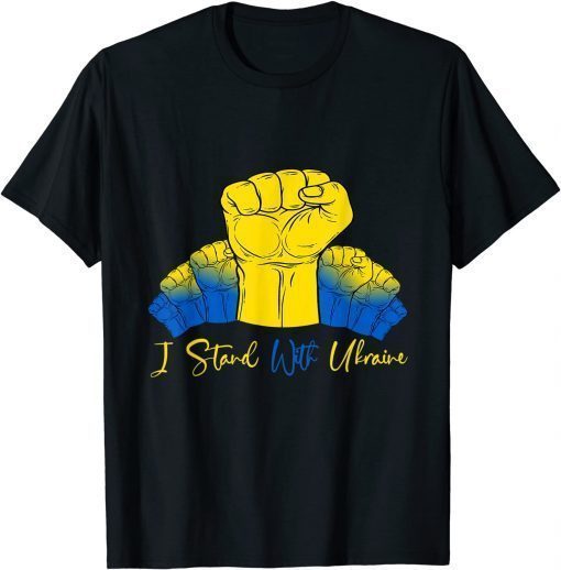 Ukrainian Lover I Stand With Ukraine Support Ukrainian T-Shirt