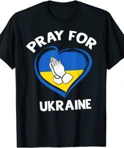 Ukrainian Lover Pray For Ukraine Heart T-Shirt
