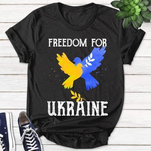 Ukrainian flag I Support Ukraine Shirt