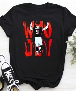 Who Dey Joe Burrow 9 Cincinnati Bengals T-shirt