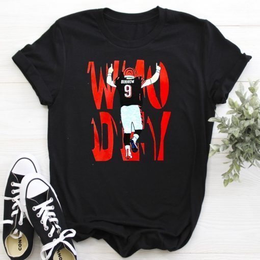 Who Dey Joe Burrow 9 Cincinnati Bengals T-shirt