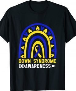 World Down Syndrome Day Awareness Rainbow T-Shirt