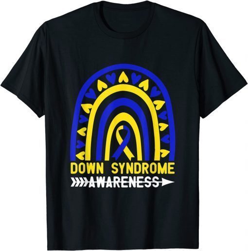 World Down Syndrome Day Awareness Rainbow T-Shirt