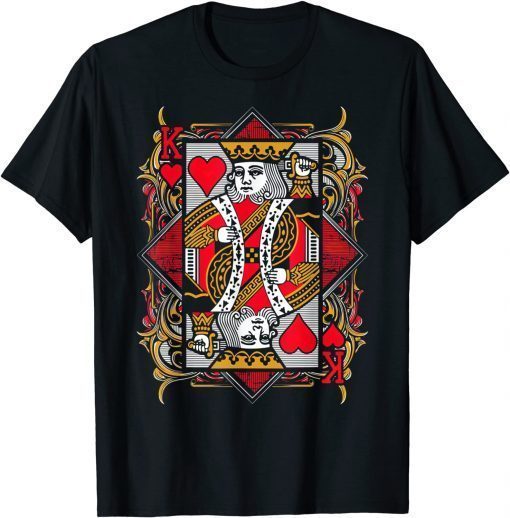 1 of 2 King and Queen Matching Poker T-Shirt