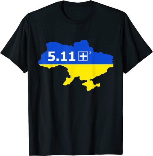 5.11 Ukraine Flag President Zelensky T-Shirt