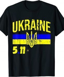 5.11 Ukraine Flag Volodymyr Zelensky Support Ukraine T-Shirt