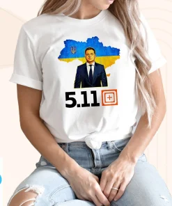 5.11 Ukraine I Stand with Ukraine Volodymyr Zelensky Shirt