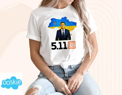 5.11 Ukraine I Stand with Ukraine Volodymyr Zelensky Shirt