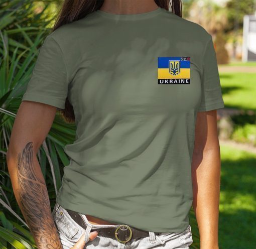 5.11 Ukraine Tactical Ukrainian Flag Shield T-Shirt
