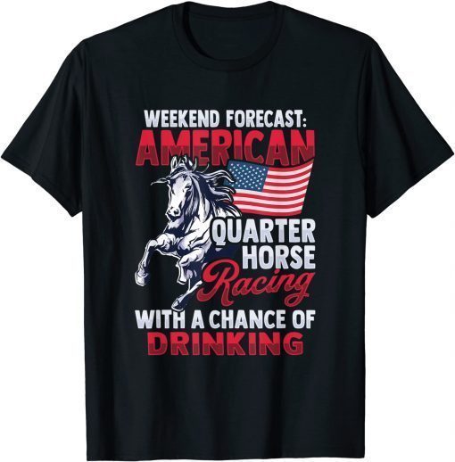 American Quarter Horse Racing Design for Quarter Horse Rider T-Shirt