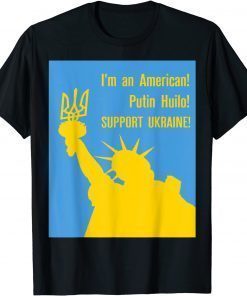 American Stand With Ukraine Support Ukraine T-Shirt