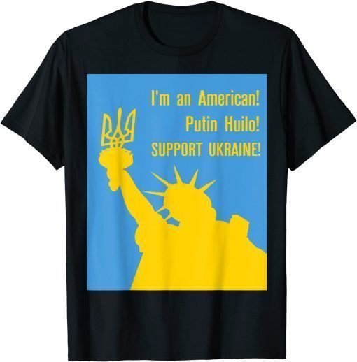 American Stand With Ukraine Support Ukraine T-Shirt