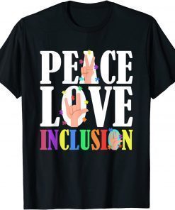 Autism Awareness Autistic Son Peace Love Inclusion T-Shirt