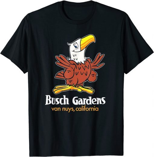 Bush Gardens Van Nuys Amusement Park Vintage T-Shirt