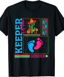 Cinco De Mayo Keeper of the Gender Baby Shower Party T-Shirt