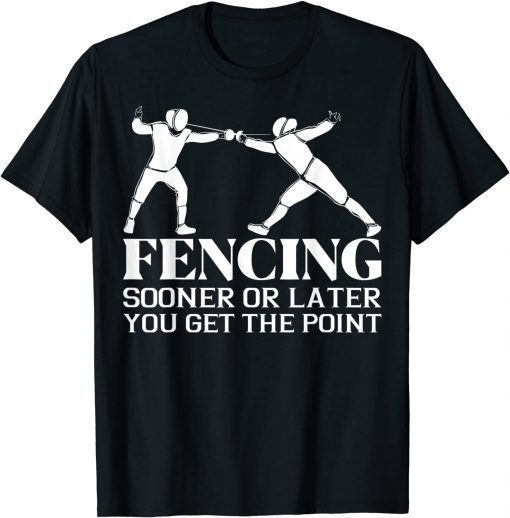 Cool Fencing Costume For Fencer Swordsman Epee Fencing T-Shirt