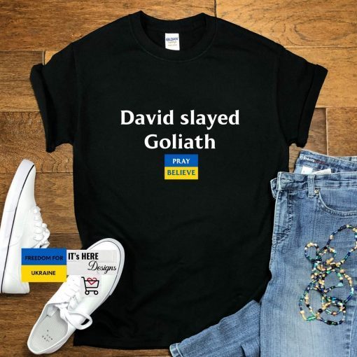 David Slayed Goliath Support Ukraine shirt