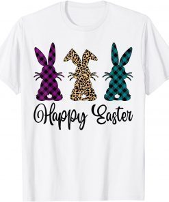 Easter Leopard Bunny Rabbit Palm Sunday Girls T-Shirt