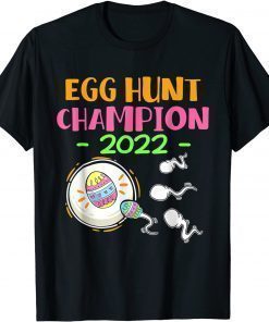 Egg hunt champion 2022 Easter Pregnancy Announcement T-Shirt