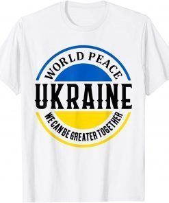 Free Ukraine I Stand With Ukraine Support Ukraine Ukrainian T-Shirt