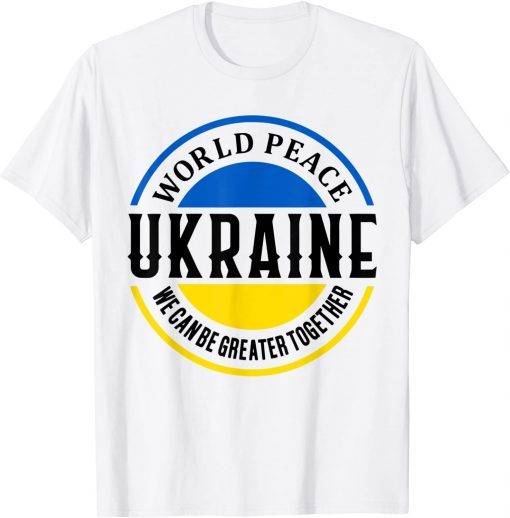 Free Ukraine I Stand With Ukraine Support Ukraine Ukrainian T-Shirt