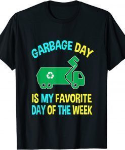 Garbage Uniform Trash Truck Kids Garbage Man Costume T-Shirt