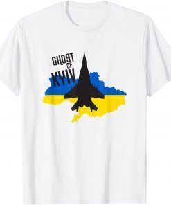 Ghost of Kyiv - MIG 29 Fight Pilot Ace of Ukraine T-Shirt