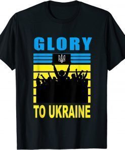 Glory To Ukraine I Stand With Ukraine Ukrainian Freedom T-Shirt