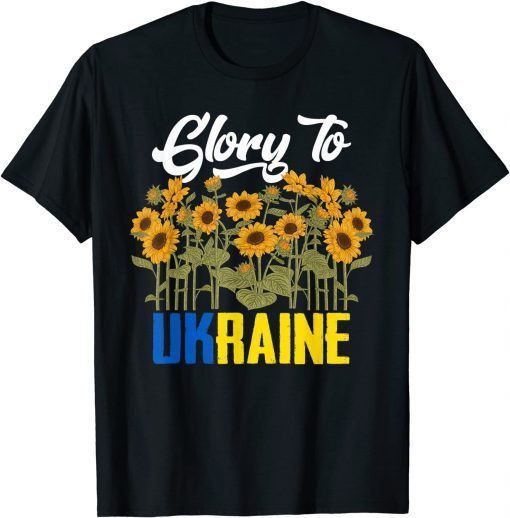 Glory To Ukraine Sunflower T-Shirt