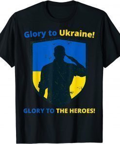 Glory to Ukraine! Glory to the heroes! Support Ukraine T-Shirt