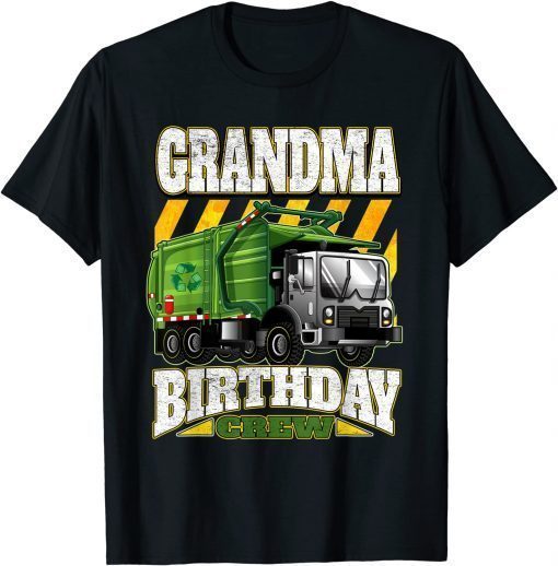 Grandma Birthday Crew - Garbage Trucks T-Shirt