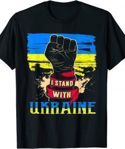 I Stand With Ukraine Puck Futin Human Rights T-Shirt