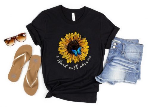 I Stand With Ukraine Sunflower Shirt