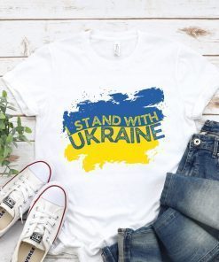 I Stand With Ukraine Support Ukraine and Ukrainian Shirt