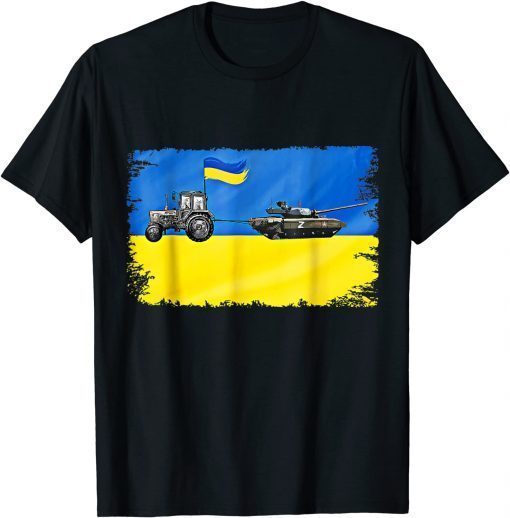 I Stand With Ukraine Ukrainian Farmer Steals Tank T-Shirt