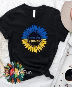 I Stand With Ukraine sunflower Pray for Ukraine Shirt
