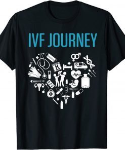 IVF Warrior Dad Mom Transfer Day Infertility T-Shirt