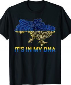 It's In My DNA Ukrainian Flag shirt I Stand With Ukraine T-Shirt