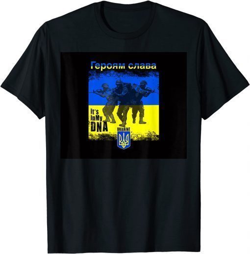 It's In My DNA Ukrainian Vyshyvanka Kozak T-Shirt