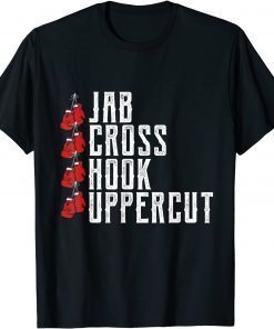 Jab Cross Hook Uppercut Boxing Coach Training T-Shirt