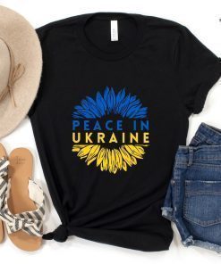 Peace In Ukraine Sunflower Shirt