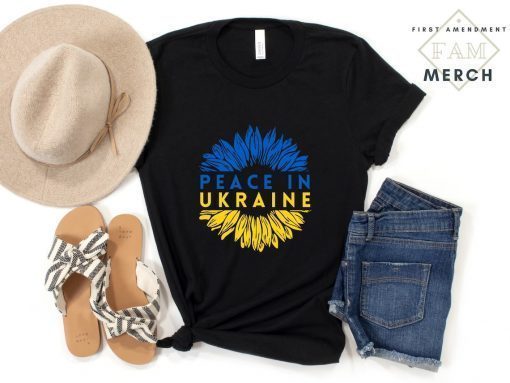 Peace In Ukraine Sunflower Shirt