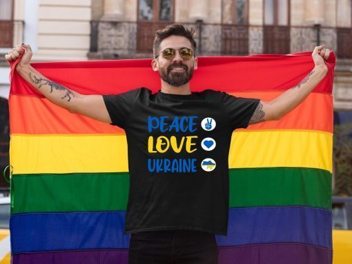 Peace Love Ukraine I Stand With Ukraine Shirt