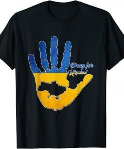 Pray For Ukraine I Stand With Ukraine Support Ukrainian T-Shirt