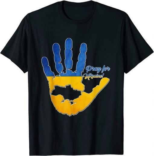 Pray For Ukraine I Stand With Ukraine Support Ukrainian T-Shirt