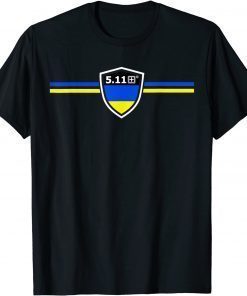 President Zelensky 5.11 Ukraine Flag Support Ukraine T-Shirt